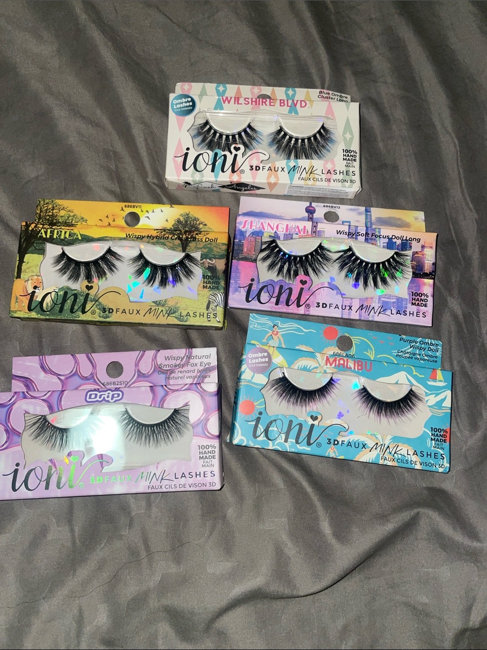 Ioni 3D Faux Mink Lashes Eyelashes set